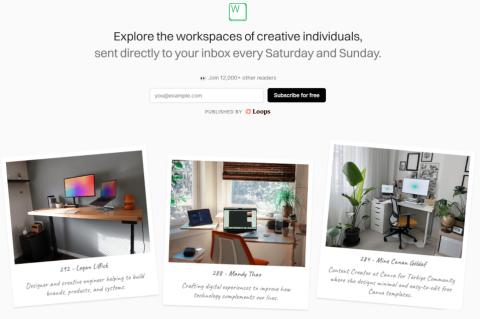 Auf der Webseite von "Workspaces.xyz" finden Sie immer wieder neue Ideen für die Schreibtisch-Gestaltung.